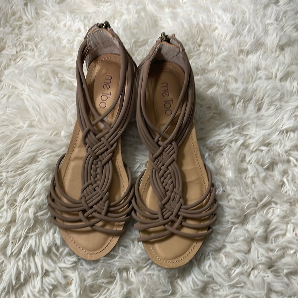 Me too braided sandals sz 7.5